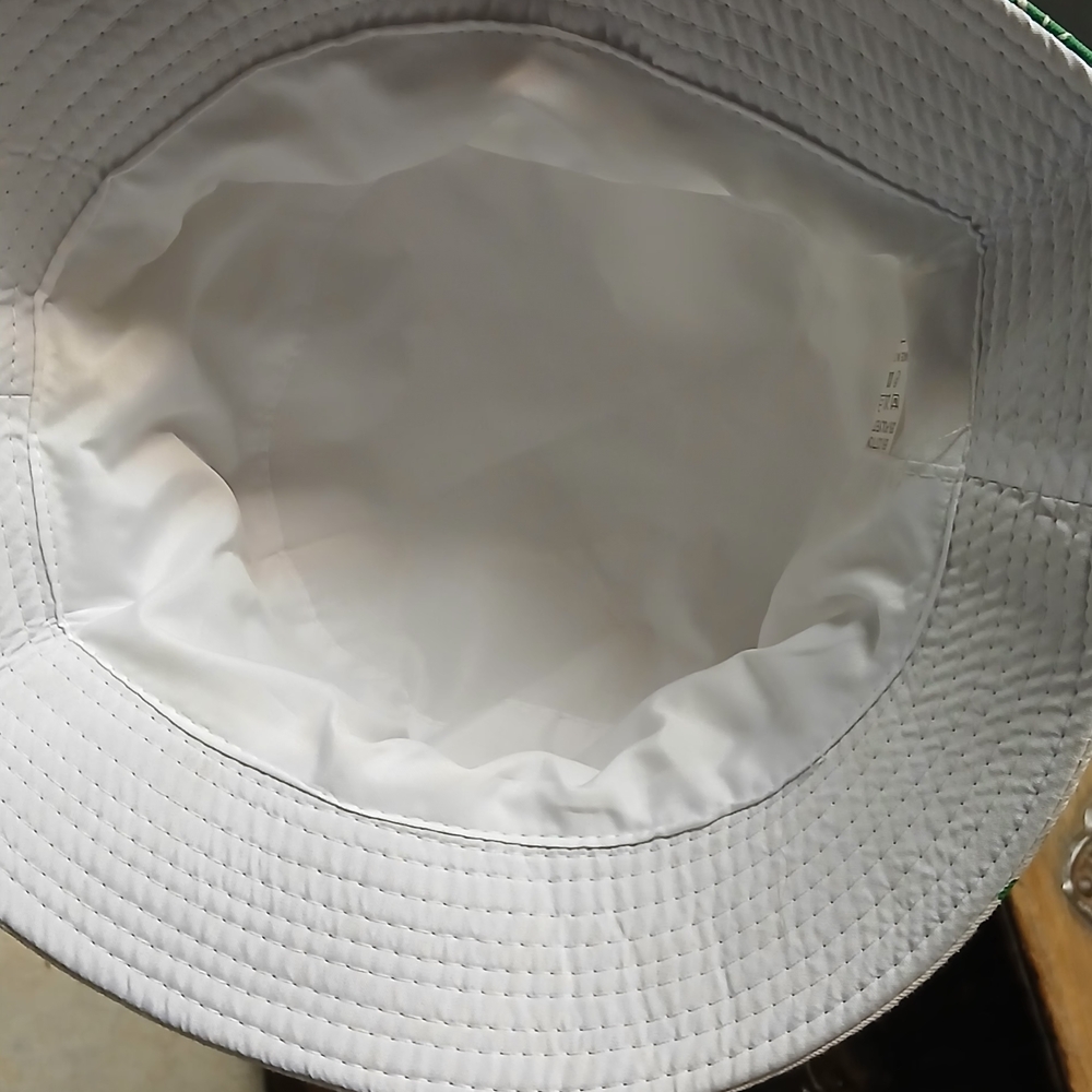 Leaf Patterned Bucket Hat - Picture 3 of 3
